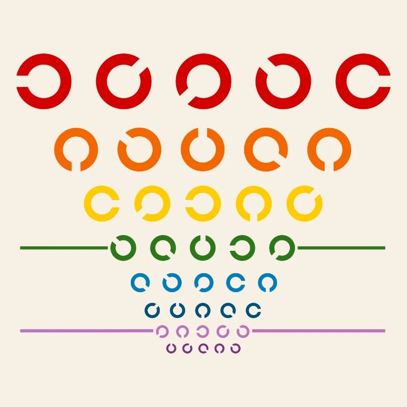 Test de l’œil arc-en-ciel