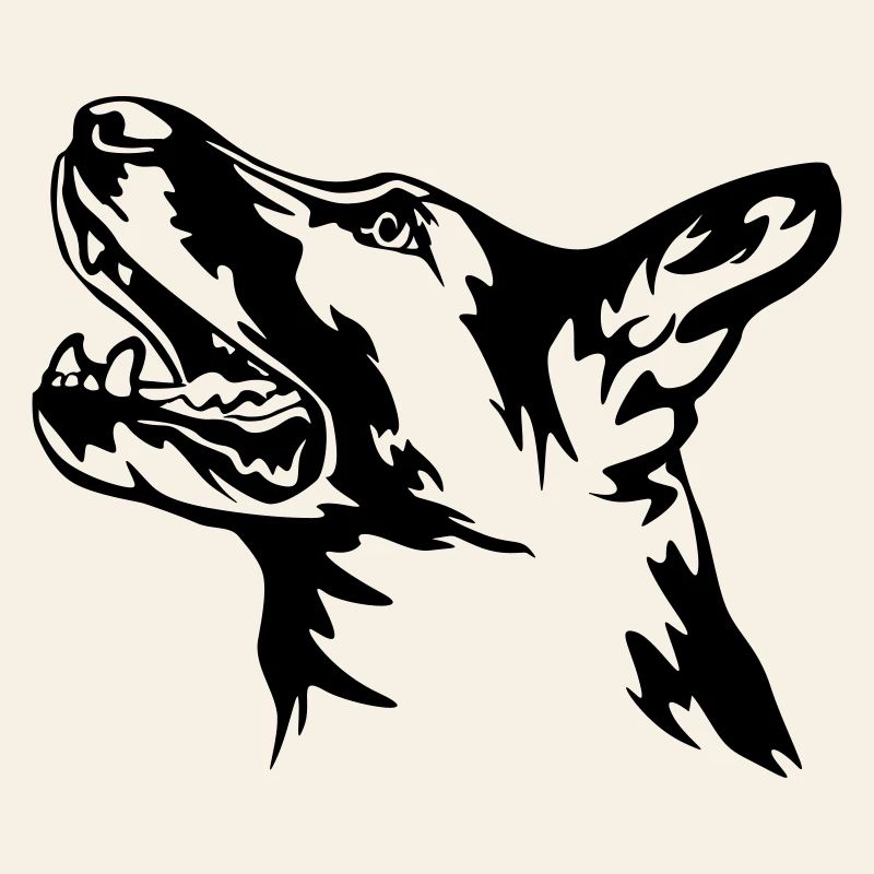Deutscher Schäferhund Kopf