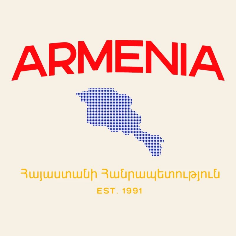 Armenia Map Script Emblem