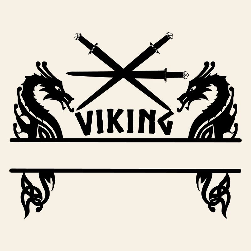 Viking Trois épées Deux dragons Viking