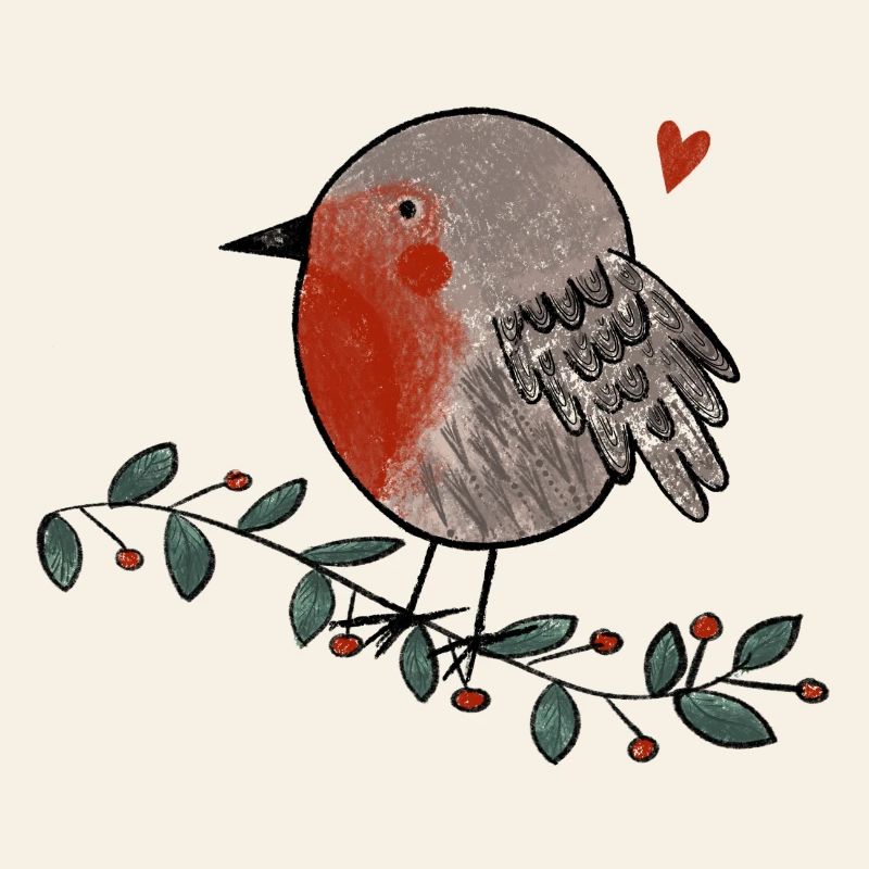 Rotkehlchen Liebe