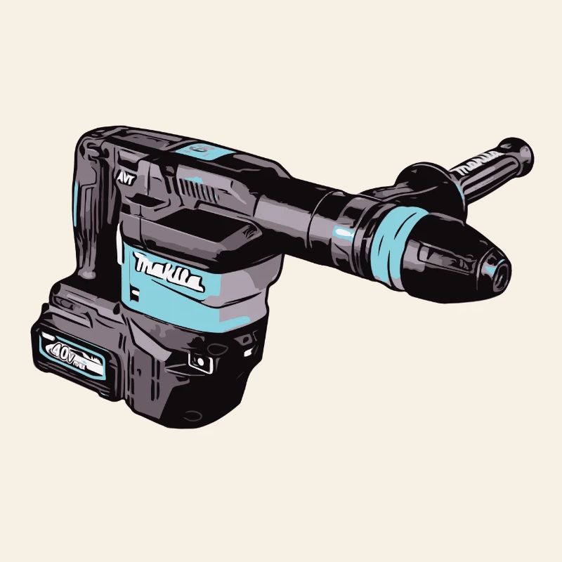 Cordless chisel hammer