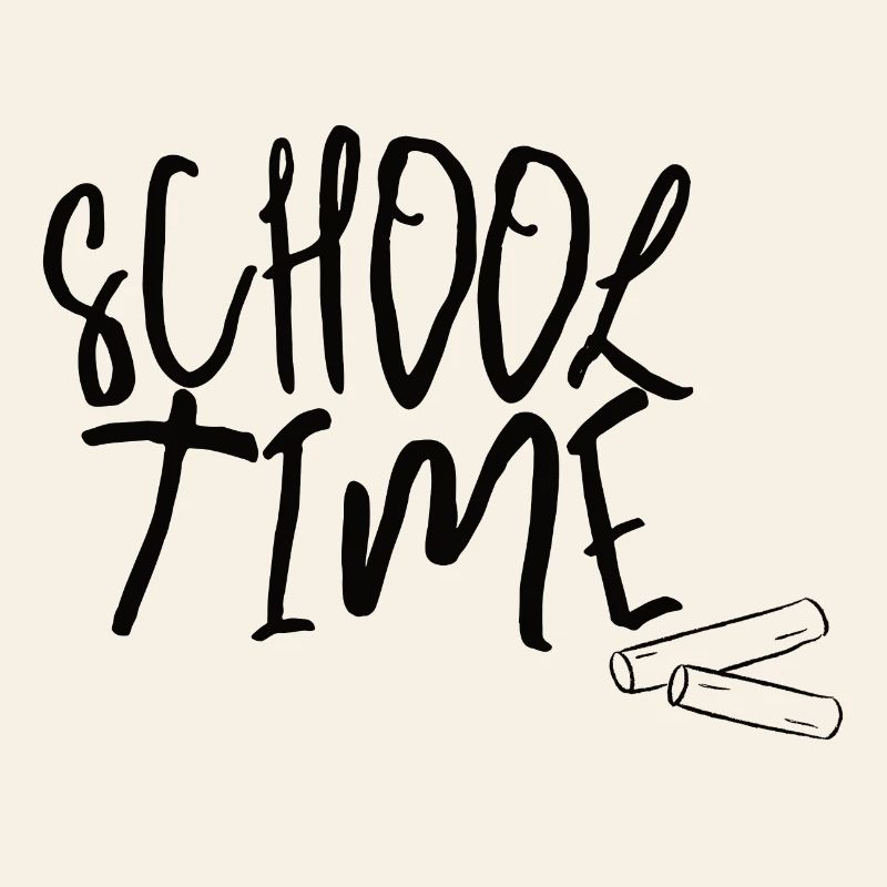 School Time – Minimal Schulstart Design
