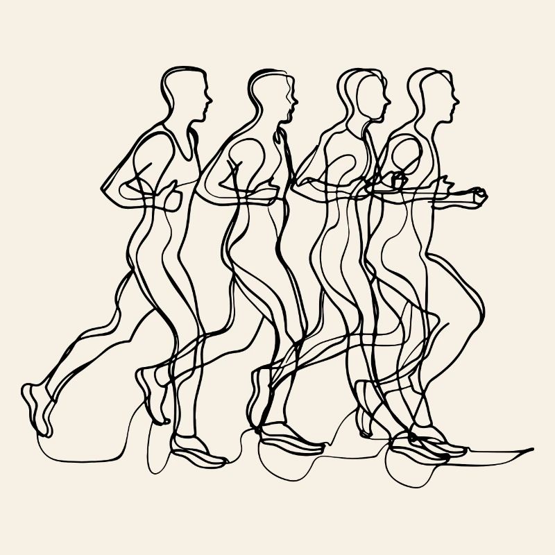 Runner Drawing