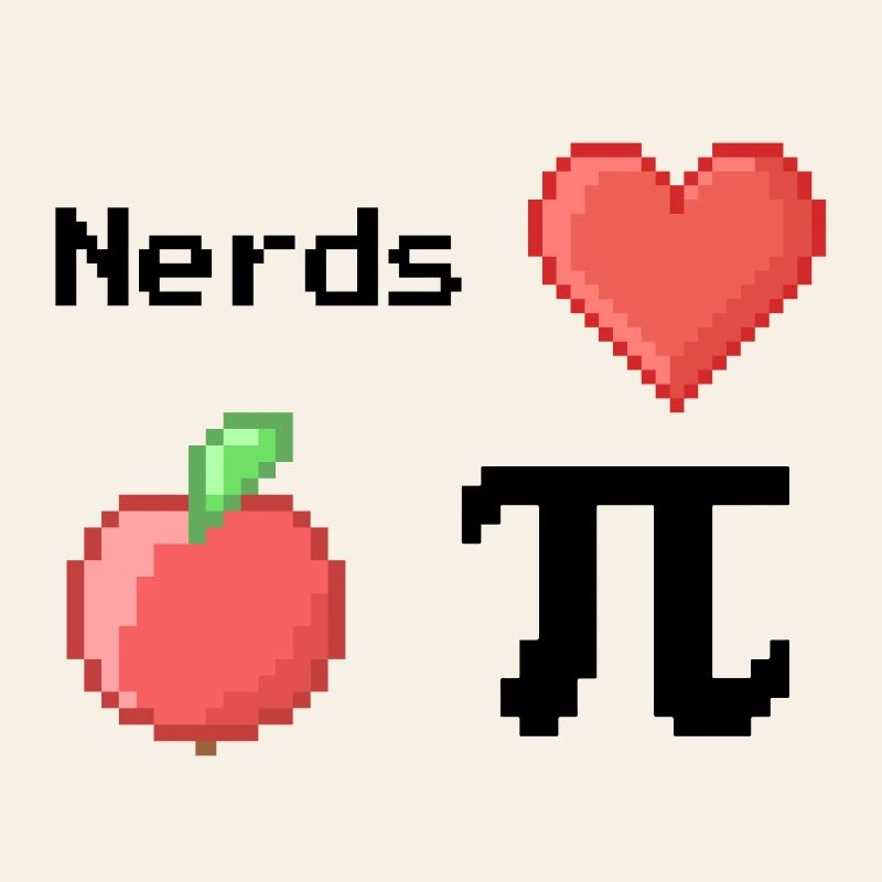 nerds love apple pi pie sprüche math s pixel