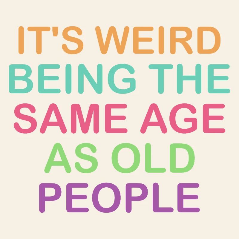 Humorous Age Comparison Design