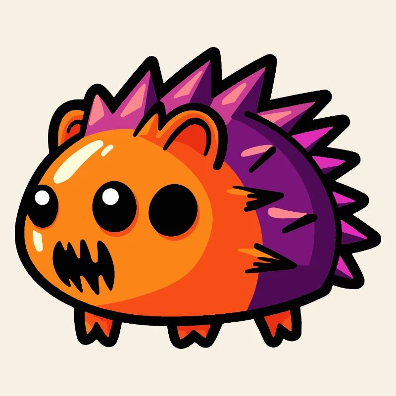 hérisson Halloween Zombie