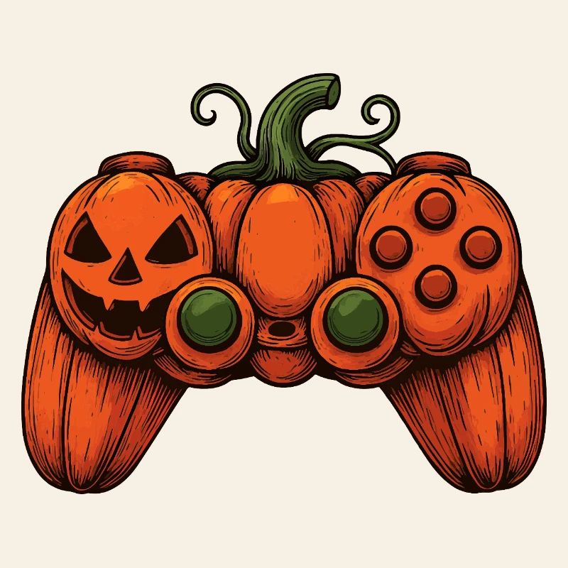 Halloween Controller Kürbis-Duo