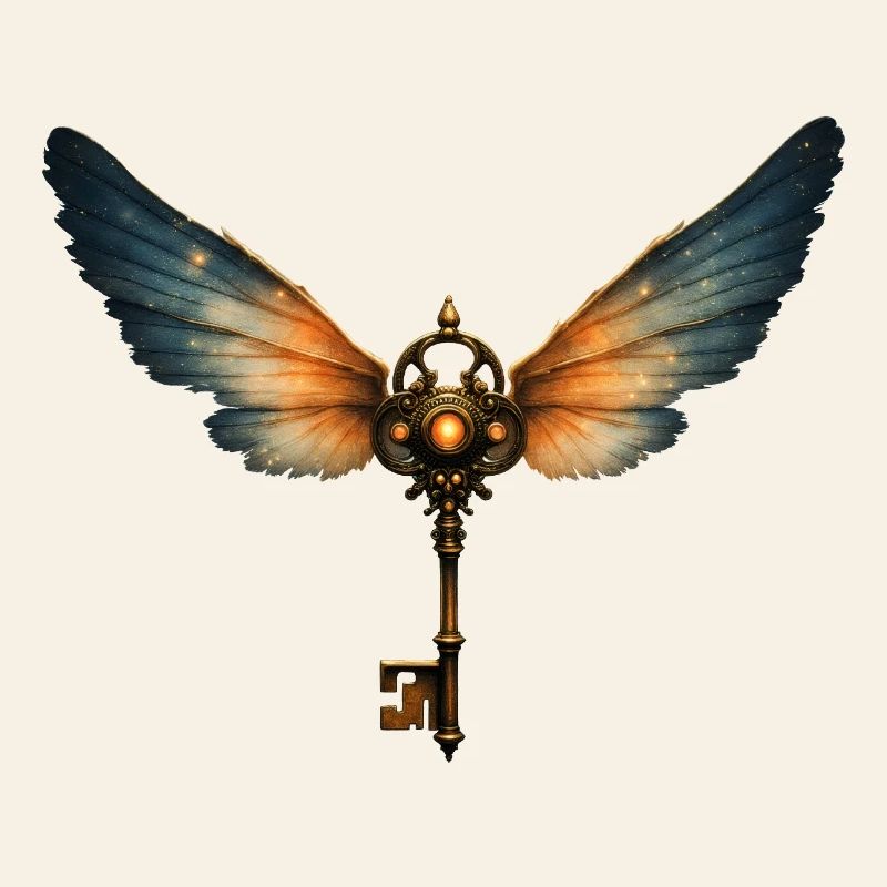Winged Key Steampunk