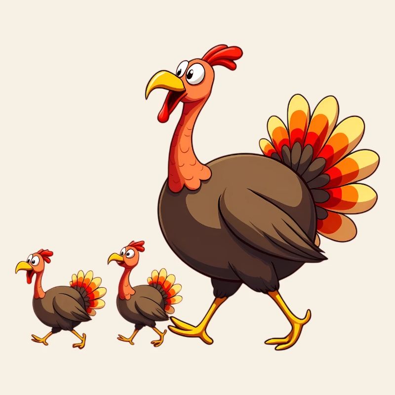 Bébé dinde de Thanksgiving