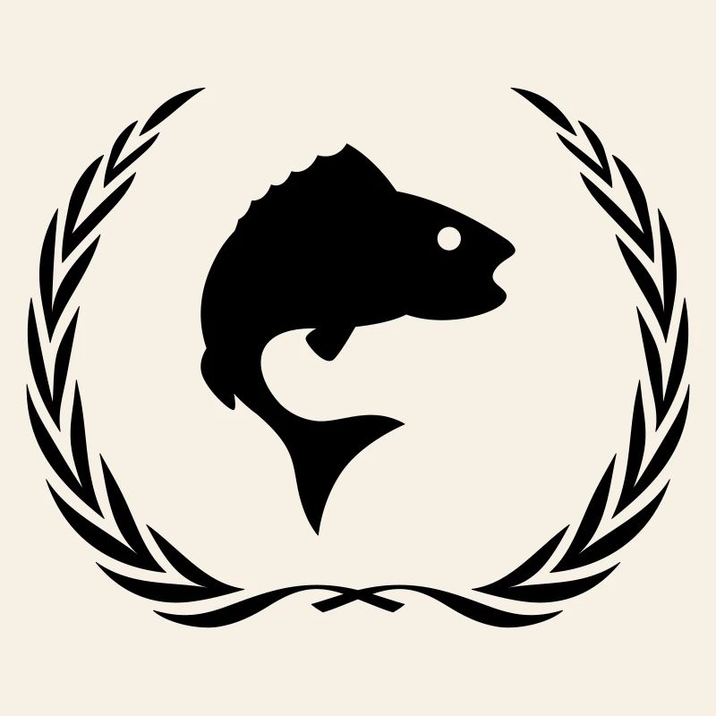 Fish Symbol Wreath