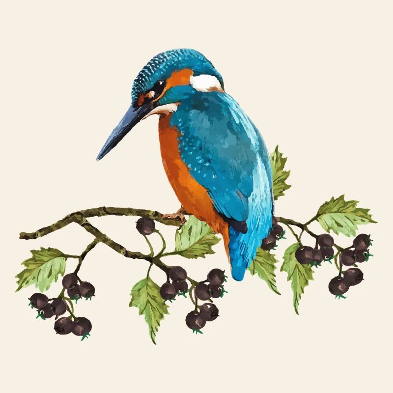 Bunter Vogel