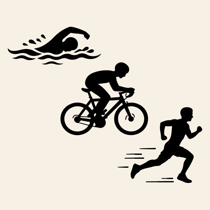 Triathlon Silhouette Triathlet