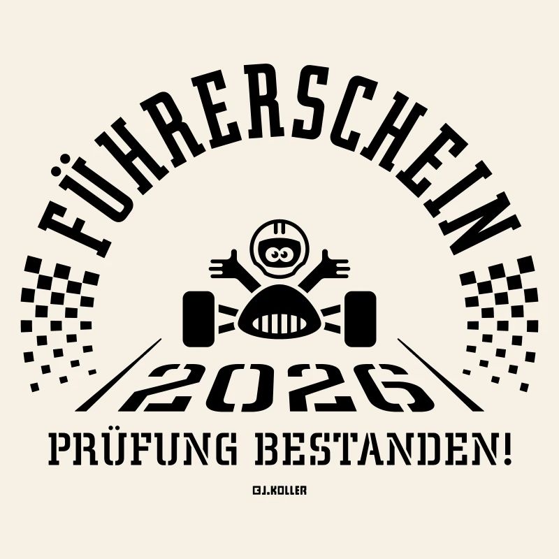 Driving licence 2026 – driving test passed! (Black)