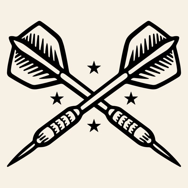 Icône de fléchettes