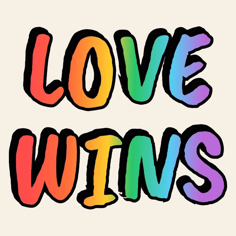 Love Wins Rainbow Gradient