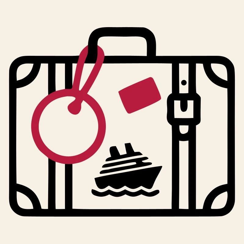 Koffer Reise Kreuzfahrt Urlaub