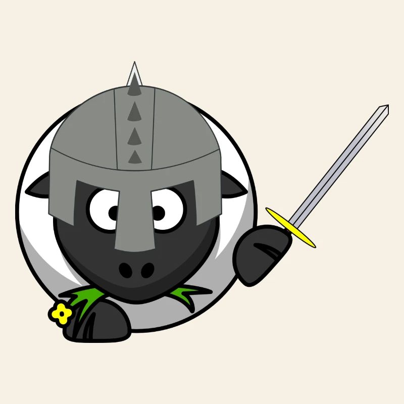 RitterSchaf im Kampf