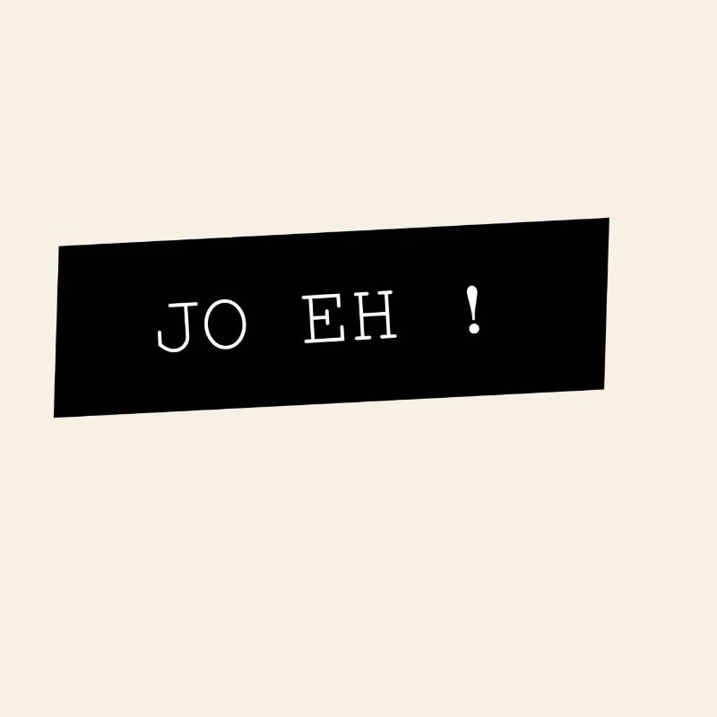 JO EH Typo on Black