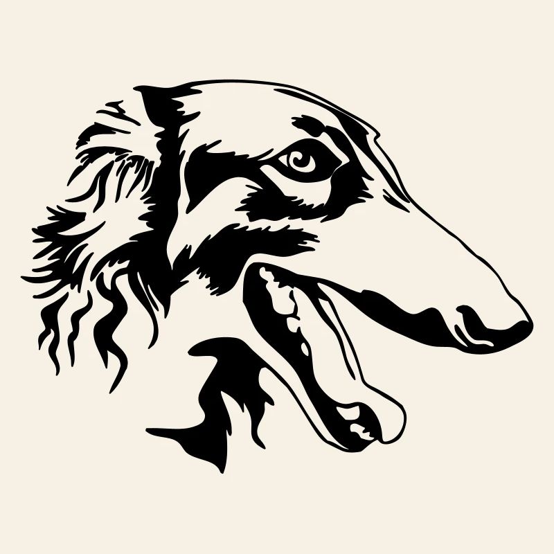 Borzoi head