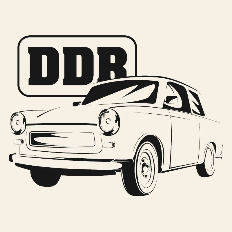  GDR Republic nostalgia symbol classic car