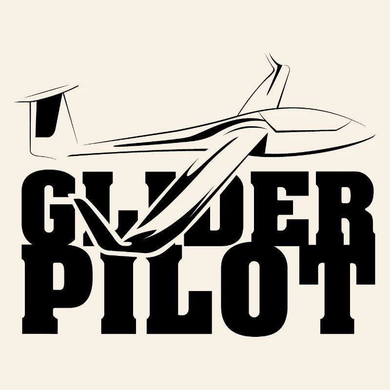 glider pilot symbol team flying Flieger Segelflug
