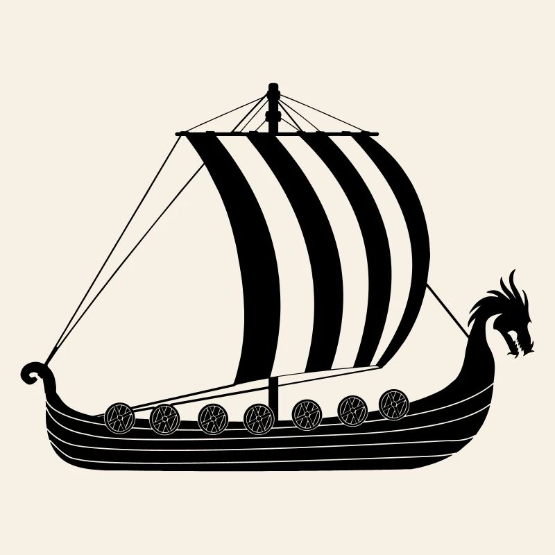 Wikinger-Drachenschiff