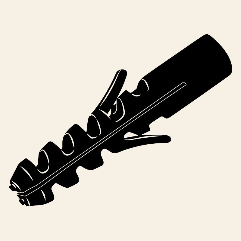 Fiche murale pour vis