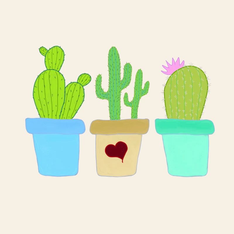 Three Cacti