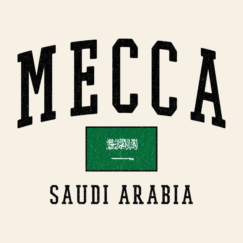 Mecque, Arabie Saoudite : Conception du drapeau