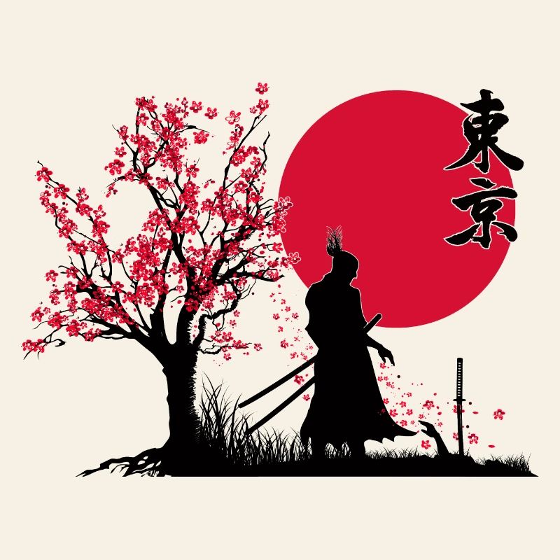 Samurai Shadow Slayer | HDR Graphics Art japonais