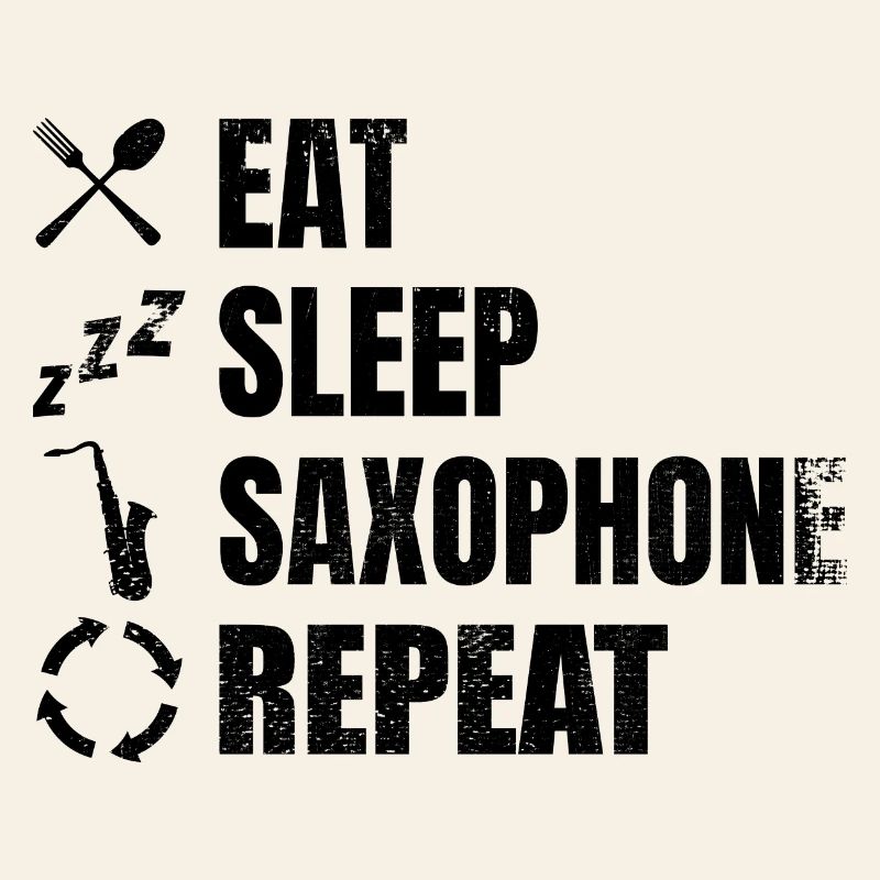 Saxophone player daily routine