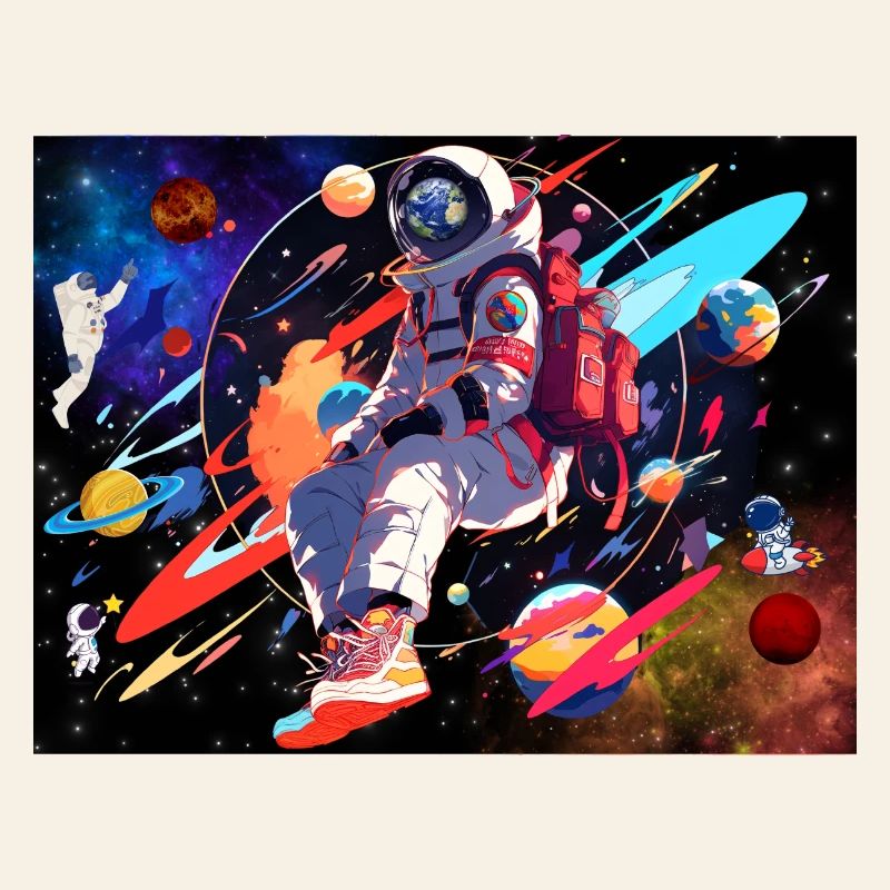 L’astronaute et l’espace