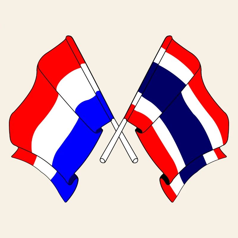 Drapeau Pays-Bas Thaïlande