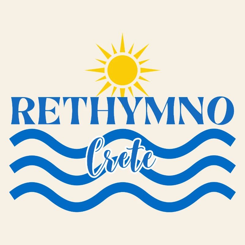 Rethymno Sunset Wave Design