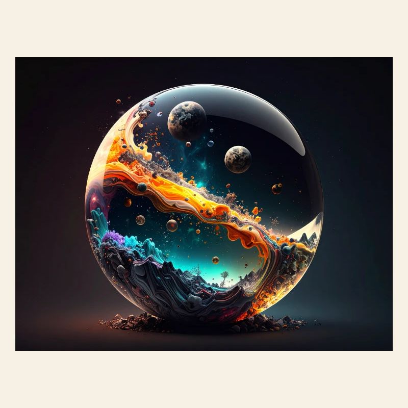 Galactic Universe Globe