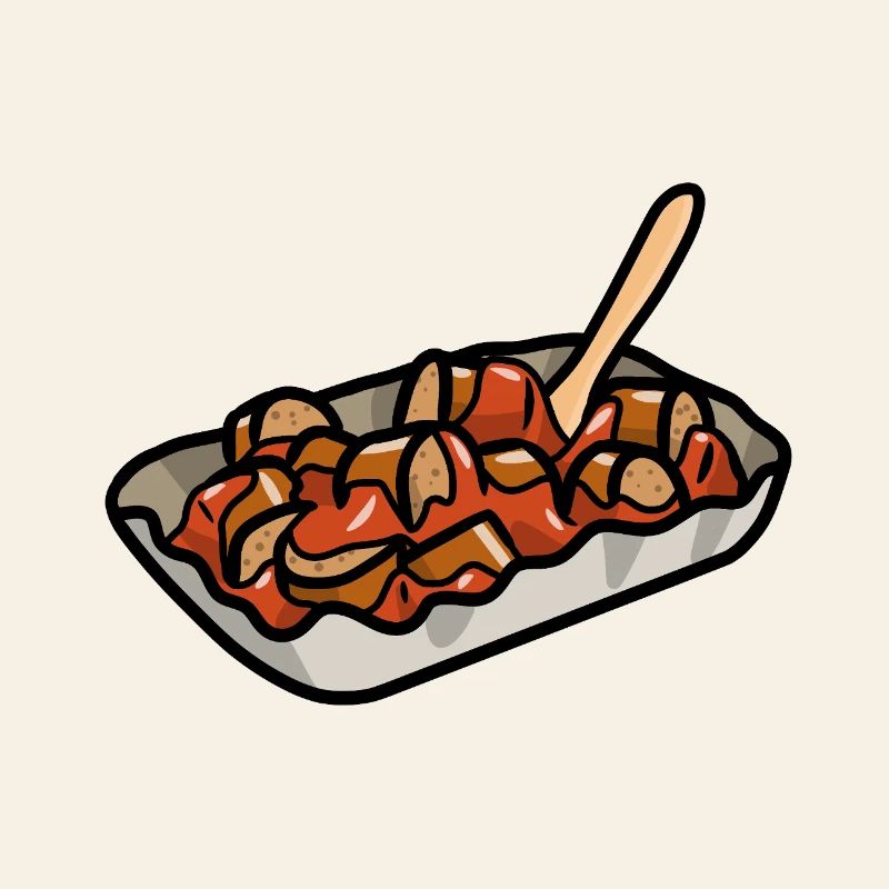 Berlin Currywurst Bratwurst Wurst Curry Grill