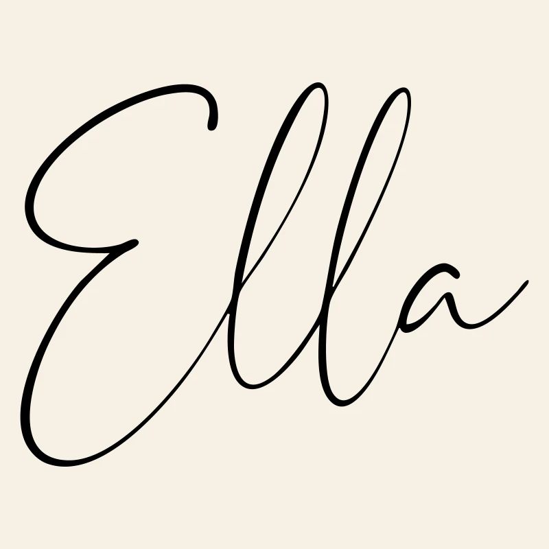 Ella / Handwriting Personalized Design