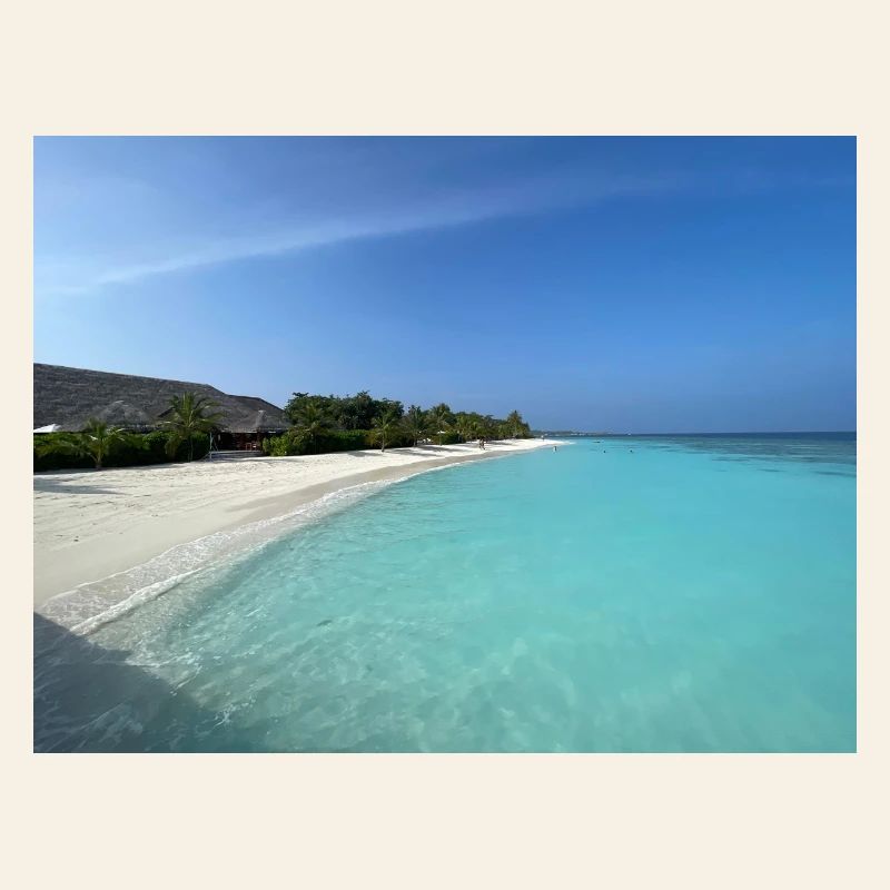 Côte tropicale Blue Water Maldives