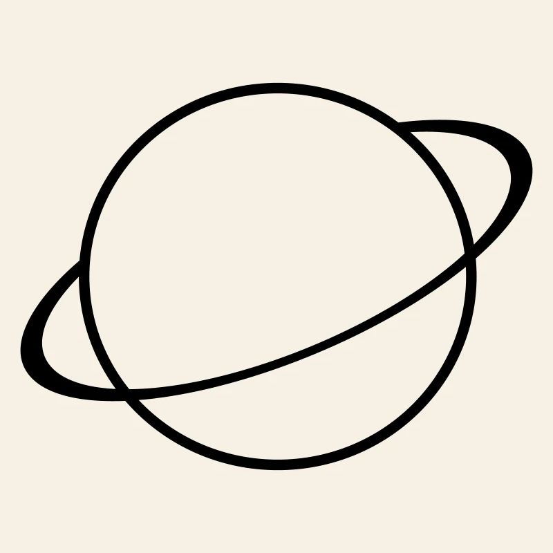 Icône de Saturne - Symbole de la planète