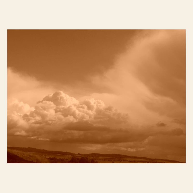 Cloudscape sépia