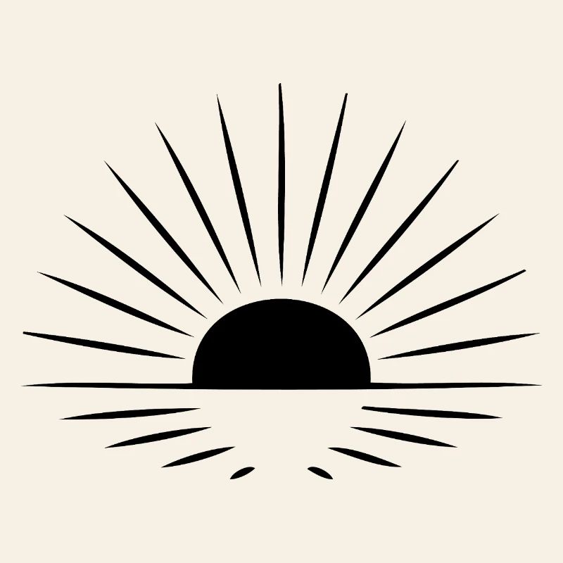 Sun-ray minimalist mindfulness