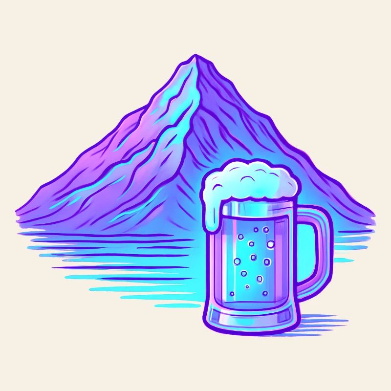 Bière Bergneon Gloss Blue