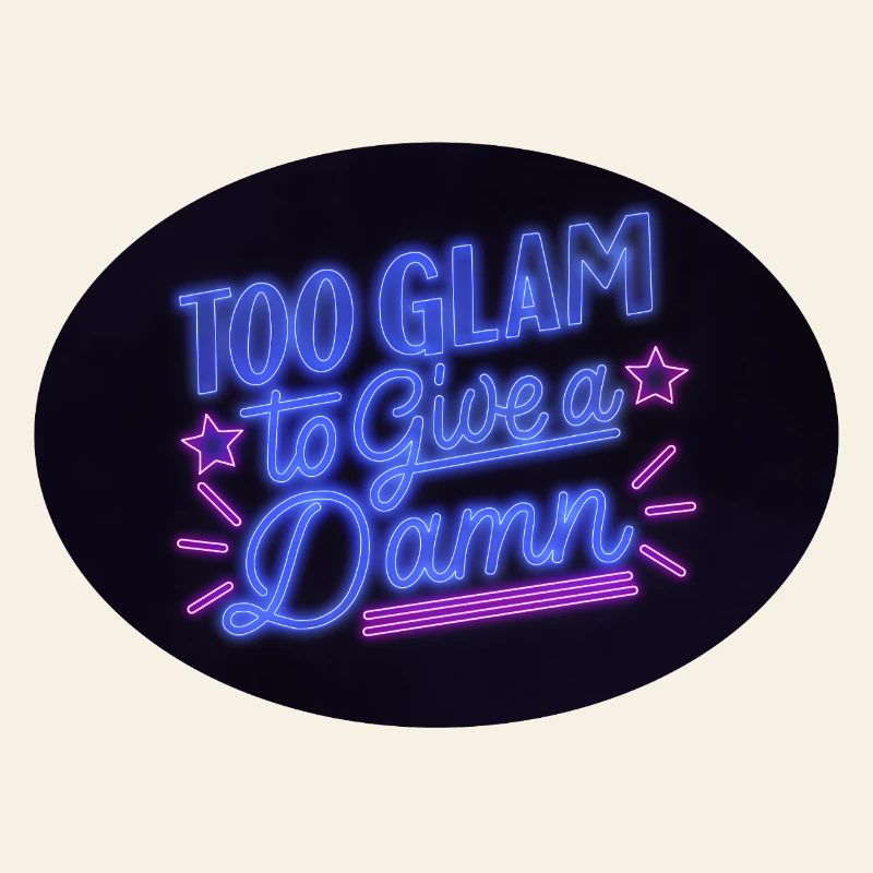 Neon Glamour Statement