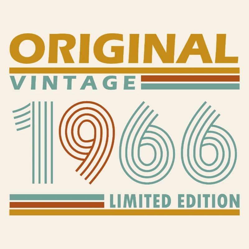 Original Vintage 1966 Limited Edition 60 Years 