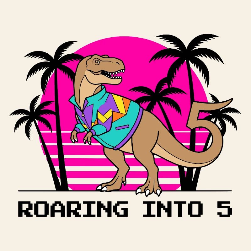 Roaring Into 5 Retro Dino