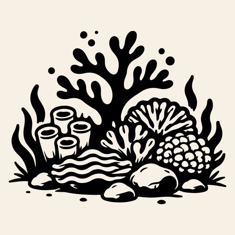Coral Symbol Coral Reef Ocean