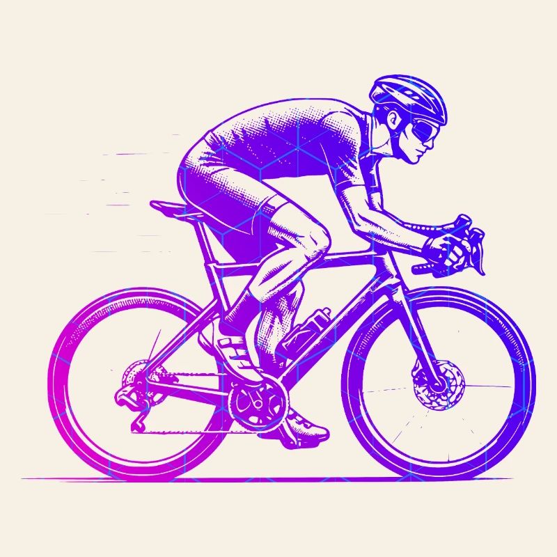 Graphique vélo de route pour vélo de route