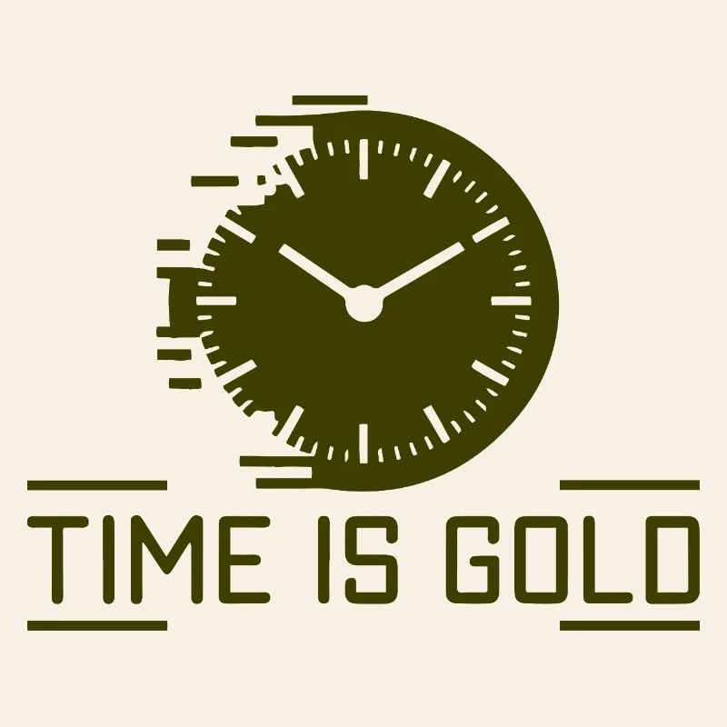 Time Is Gold Clock