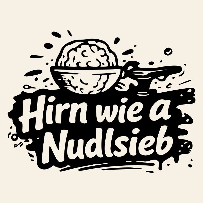 Brain like a pasta strainer